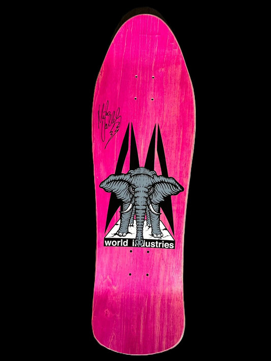 World Industries - Mike Vallely Autographed Deck